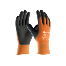 ATG MaxiTherm Hansker – Slitesterk, Komfortabel(1000295, oransje, Unisex, 12 Par, størrelse-6)