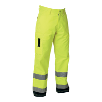 Top Swede Høy Synlighet Bukser – Slitesterk, Komfortabel(1000858, HV Yellow/Navy, Unisex, 1 Par, størrelse-C46)