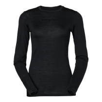 Matterhorn Hojac Baselag Topp – 100 % Merinoull (1002075, Svart, Dame, 1 Stykk, størrelse-XS)
