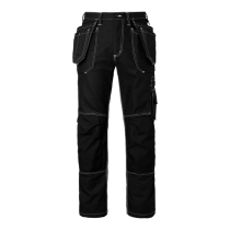 Top Swede Craftsmen Bukser – Prekuttede Ben(1000856, Svart, Unisex, 1 stykke bukser, størrelse-C42)