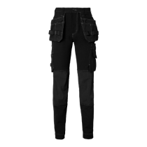Top Swede Craftsmen Bukser – 4-Way & Cordura(1000879, Svart, Dame, 1 stykke bukser, størrelse-32)