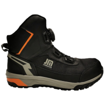 Jobmaster Airmax Fitgo høye vernesko med Fitgo, Svart, Størrelse 38, 1 par, SSS-1006-38