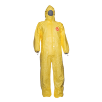 DuPont Tychem 2000C Kjemikaliedress – Høy beskyttelse ( 1061-S, Gul, 1 Stykk, Størrelse-S )