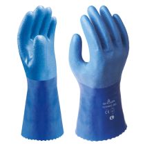 Showa 281 Temres arbeidshansker, Blå, Størrelse 7/S, 1 par, SSS-1158-7/S