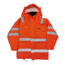 Jobmaster Antiflamme vattert jakke, Oransje, Størrelse XS, 1 stk, SSS-1280-XS