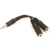 Sandberg MiniJack Splitter – Praktisk Lydadapter (SDG502-16, 1 Eske)