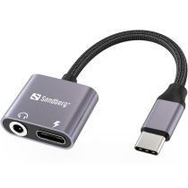 Sandberg USB-C lydadapter, 1 Stykk, SEN-963