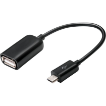 Sandberg OTG-adapter MicroUSB M - USB F, 1 Stykk, SEN-440-64