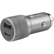 Sandberg billader 1xQC3.0+1xUSBC 48W, 1 Stykk, SEN-441-50