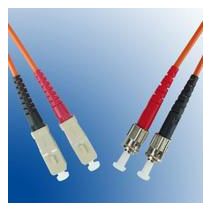 MicroConnect optisk fiberkabel, ST-SC, multimodus, dupleks, OM1 (oransje), 1-25m, 1 Stykk, SEN-191