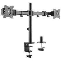 eSTUFF Skrivebordsfeste for to skjermer (Gearlab-bokser), 1 Stykk, SEN-GLB227001