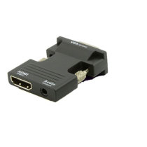 MicroConnect HDMI til VGA-adapter, 1 Stykk, SEN-HDMIVGAAUDIOB