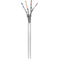 MicroConnect Solid, S/FTP CAT6 305m Grå LSZH AWG23/1, CU, 1 Stykk, SEN-KAB013-305