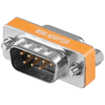 MicroConnect Mini Gender DB9 M/F nullmodem, 1 Stykk, SEN-MOD99FN