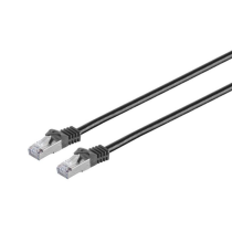 MicroConnect CAT7 S/FTP nettverkskabel 0,25m, svart, 1 Stykk, SEN-SFTP70025S