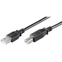 MicroConnect USB2.0 A-B-kabel, 0,1 m, 1 Stykk, SEN-USBAB01B