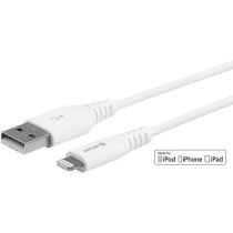 eSTUFF Lightning-kabel MFI 0,15 m Hvit, 1 Stykk, SEN-W125866205