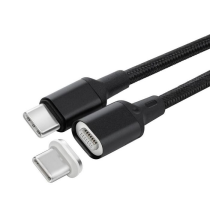 MicroConnect USB-C Magnetisk Gen1 Kabel, svart. 1m, 1 Stykk, SEN-W125917532