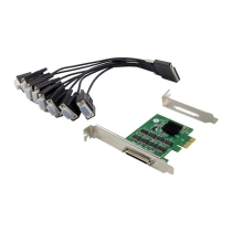 MicroConnect PCI-E 17V358 8S PRO RS232 Multi-I/O-kort, 1 Stykk, SEN-W126343395