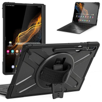 eSTUFF ATLANTA Defender-deksel til Samsung Galaxy Tab S8 Ultra - Svart, 1 Stykk, SEN-W127163037