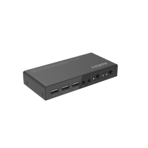 MicroConnect 4K60Hz HDMI KVM-bryter, 2x1 4:4:4, HDCP 2.2 & 1.4, 18Gbps båndbredde, 3D, 1 Stykk, SEN-W128440837