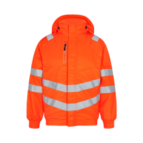 Engel Safety Pilotjakke – Vannavvisende, Høy Synlighet (1247-935-10-2XL, HV oransje, 1 Stykk, størrelse-2XL)