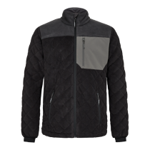 Engel Quiltet Fleecejakke – Maksimal Komfort (1326-143-2079-2XL, Svart/Antrakittgrå, 1 Stykk, størrelse-2XL)