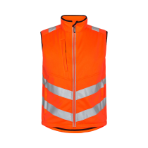 Engel Softshell Vest – Vannavstøtende, Refleks (5156-237-10-2XL, HV oransje, 1 Stykk, størrelse-2XL)