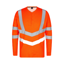 Engel Safety Grandad T-skjorte – Behagelig, moderne design (9548-182-10-2XL, HV oransje, 1 Stykk, størrelse-2XL)