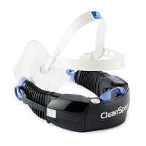 CleanSpace WORK KIT MED HALVMASK, Åndedrettsvern, Sort/Klar, 1 Stykk, SGP-43315002-BLK-L, str. L