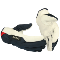 Guide Arbeidshanske – Lett, komfortabel passform (223533688, Hvit/Svart, 12 Par, størrelse-7)