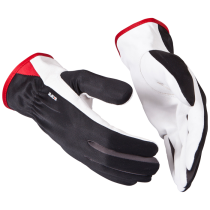 Guide Arbeidshanske – Lett og Smidig (223538984, Hvit/Svart, 12 Par, størrelse-6)