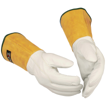 Guide Skjærebeskyttelses Hanske – Høy Fingerferdighet (223540345, Gul/Hvit, 6 Par, størrelse-8)