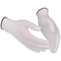Guide Arbeidshanske – Tynn, sømløs, Hvit, 12 Par (Størrelser 6-10), SSK-243