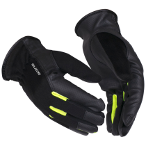 Guide Arbeidshanske – Tynn, Godt Grep (223546732, Svart, 12 Par, størrelse-6)