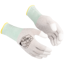 Guide ESD-hanske – Tynn, luftig, slitesterk (Hvit, 6 Par, Størrelse 5–11), SSK-327