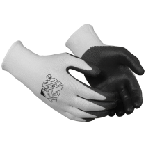 Guide Kuttbestandig Hanske – Godt grep, høy slitestyrke (6 Par, Grå/Svart, størrelser 5–11), SSK-382