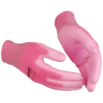 Guide Hagehansker – Godt Grep, Halvdyppet (Rosa, 12 Par, Størrelse 5-10), SSK-046