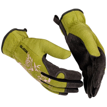 Guide Hagehanske – Ergonomisk Passform, Holdbarhet (223604182, Grønn/Svart, 12 Par, størrelse-7)