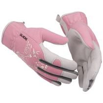 Guide Hagehanske – Ergonomisk, Allsidig Bruk (223604442, Svart/Grå/Rosa, 6 Par, størrelse-7)