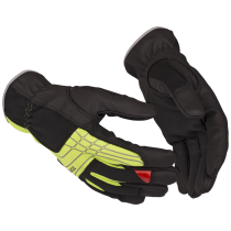 Guide Arbeidshanske – Vannavvisende Høy synlighetsarbeidshansker, 6 Par, Størrelse 7-12, SSK-218