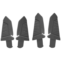 Zekler Lampeklips – Reserveklips for Vernehjelm (Grå / Lys grå, 1 Sett), SSK-573