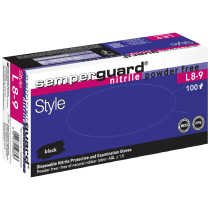 Semperguard Nitrile Hansker – Høy Slitestyrke (Blå, 1 Par), SSK-734