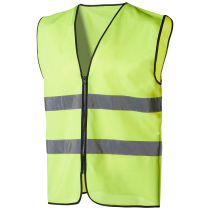 L.Brador Refleksvest – Høy synlighet, komfortabel (Gul, 1 stykk, størrelser S–3XL), SSK-004