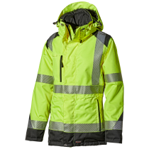 L.Brador Vinterjakke – Varmt Foret & HI-Vis (800052454, Gul, 1 Stykk, størrelse-XS)