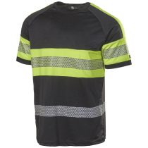 L.Brador T-skjorte – God Ventilasjon, Hurtigtørking (Farger: Svart/Gul, Svart/Oransje; Størrelser: XS–5XL), SSK-016