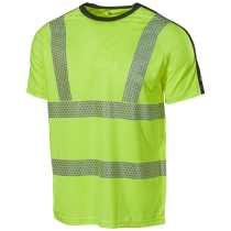 L.Brador T-skjorte – God Ventilasjon, Fukttransport (Farger: Gul/Svart, Oransje/Svart | Størrelser: XS–5XL), SSK-014