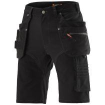 L.Brador Håndverkershorts – Optimal Komfort, Høy Slitestyrke (800053749, Svart, 1 Stykk, størrelse-44)