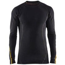 Blåkläder Flammehemmende Undertrøye – Høy Kvalitet (Svart, Størrelser XS-4XL), 1 Stykk, SSK-B604
