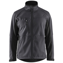 Blåkläder Softshell-Jakke – Vindavvisende, Pustende ( 811507836, Grå/Svart, 1 Stykk, størrelse-XS )